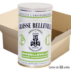 Graisse Biodégradable-Graisse Blonde Calcium-Carton 12 Boites 700g-BIOBELLEVILLE