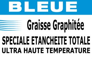 Graisse Graphite Etancheite Ultra Haute Température Etiquette BLEUE