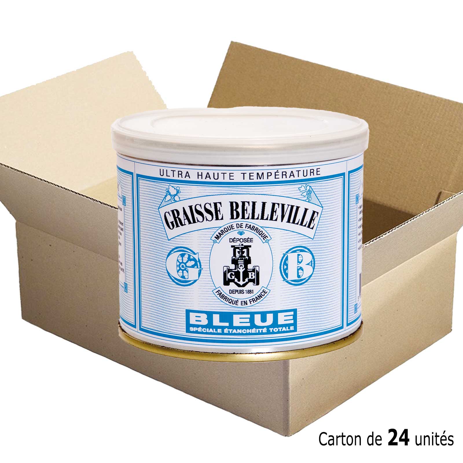 Graisse Belleville bleue graphitée 7386503 - GRAISSE BELLEVILLE 